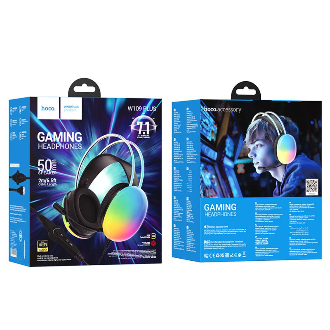 HEADPHONE W109 PLUS GAMING
