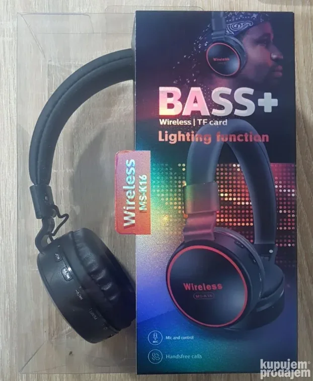 BASS+ WIRELESS MS-K-16 HEADPHONE
